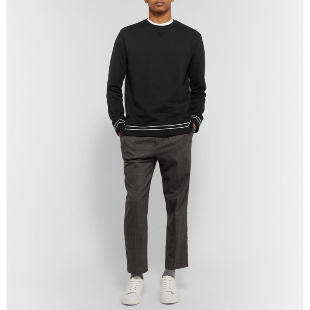 Mr P. Loopback Sweatshirt Men’s Size Small Black 100% Cotton Crewneck